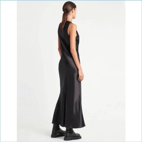 SIR the Label pure silk editta V-neck midi dress NWT - Picture 3 of 11